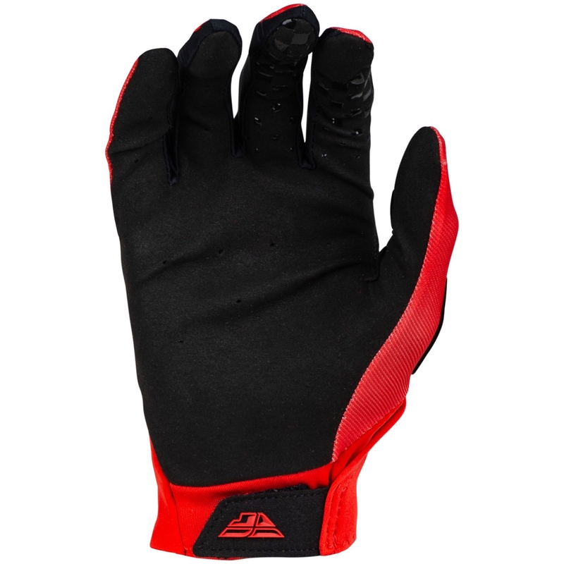 Guantes de motocross FLY Racing ProLite rojo-blanco