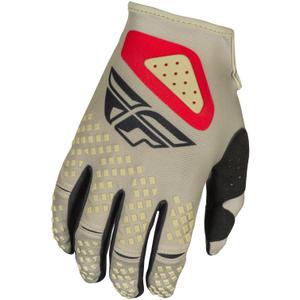 Guantes de motocross FLY Racing Kinetic Sym gris-rojo-negro