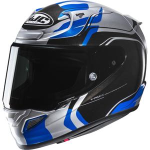 Casco integral para moto HJC RPHA 12 Lawin gris-azul-negro