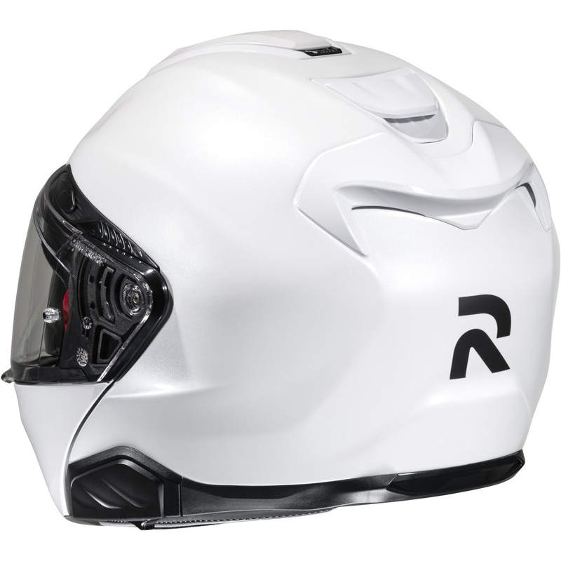 Casco de moto abatible HJC RPHA 91 Solid blanco perla