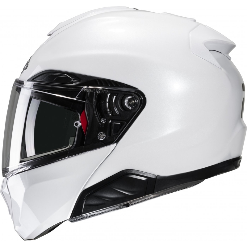 Casco de moto abatible HJC RPHA 91 Solid blanco perla