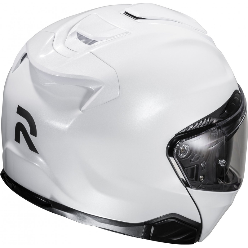 Casco de moto abatible HJC RPHA 91 Solid blanco perla