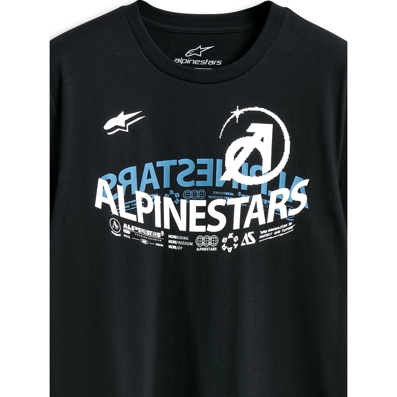 Camiseta negra Semicircle CSF de Alpinestars