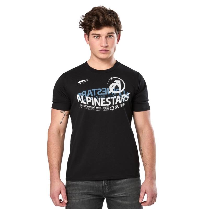 Camiseta negra Semicircle CSF de Alpinestars