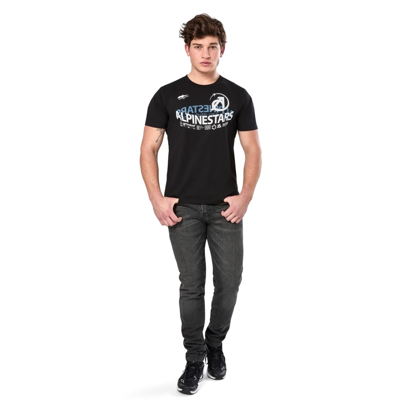 Camiseta negra Semicircle CSF de Alpinestars