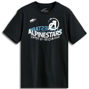 Camiseta negra Semicircle CSF de Alpinestars