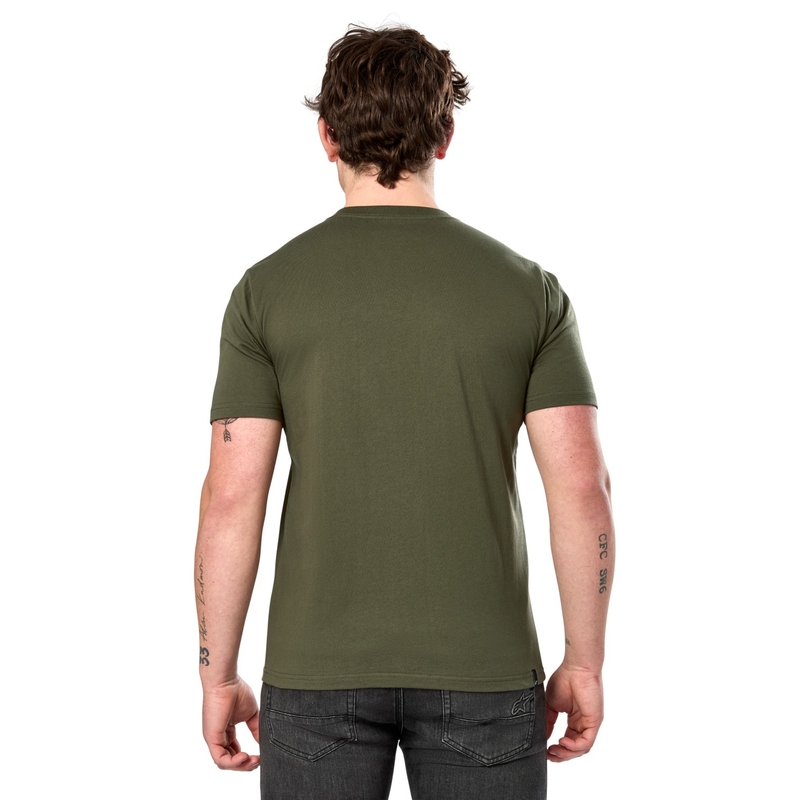Camiseta verde Alpinestars Semicircle CSF