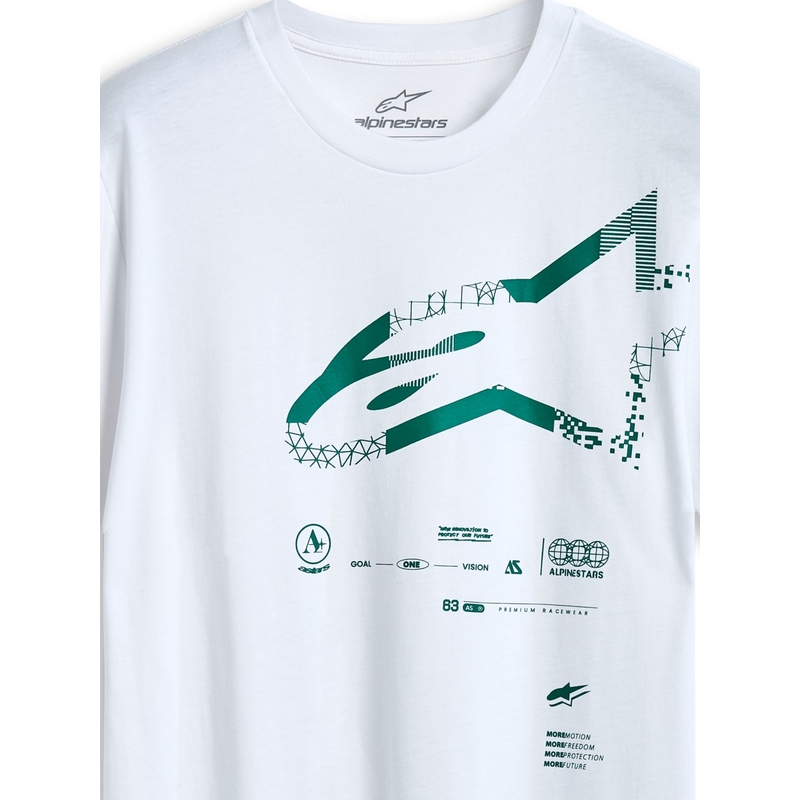 Camiseta blanca Alpinestars Geografica CSF