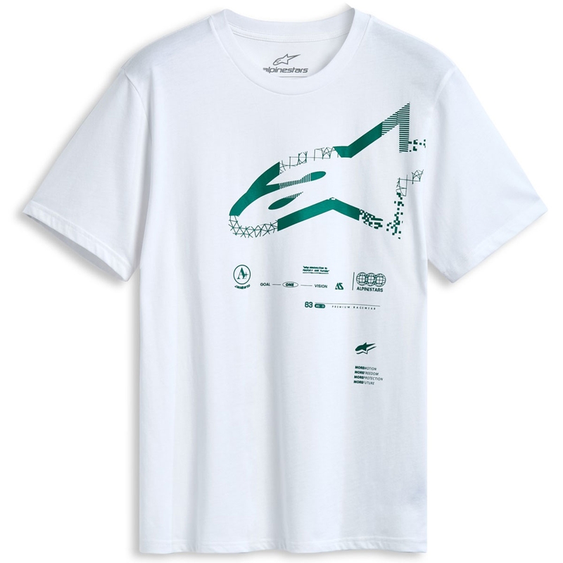 Camiseta blanca Alpinestars Geografica CSF