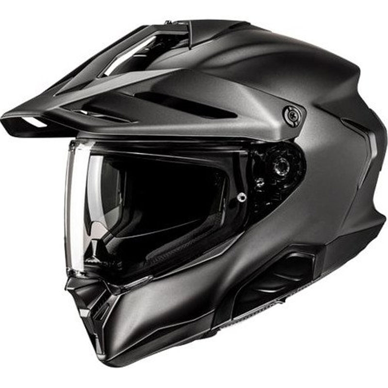 Casco de moto enduro HJC RPHA 60 Solid Semi plano titanio