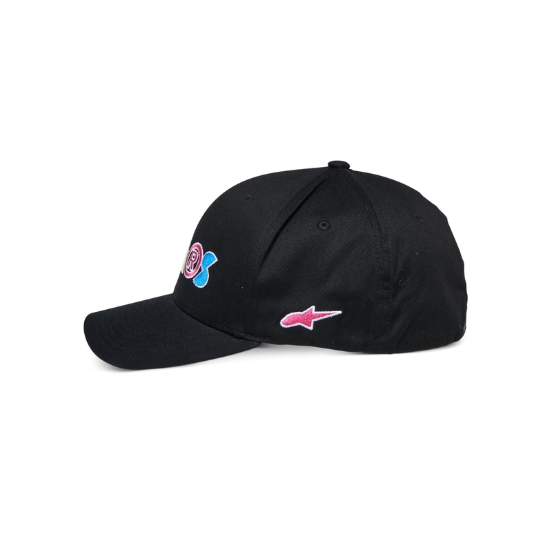 Gorra negra flexible Cereal de Alpinestars