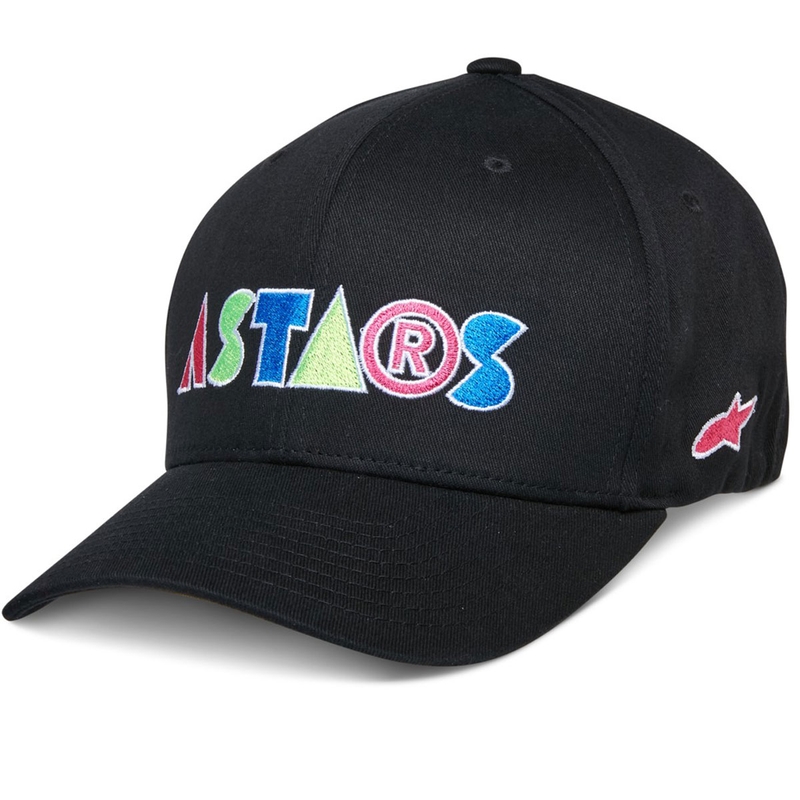 Gorra negra flexible Cereal de Alpinestars