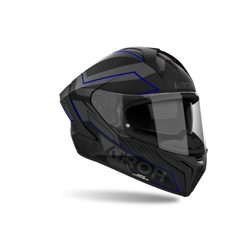 Casco integral para moto Airoh MATRYX Sentinel azul mate