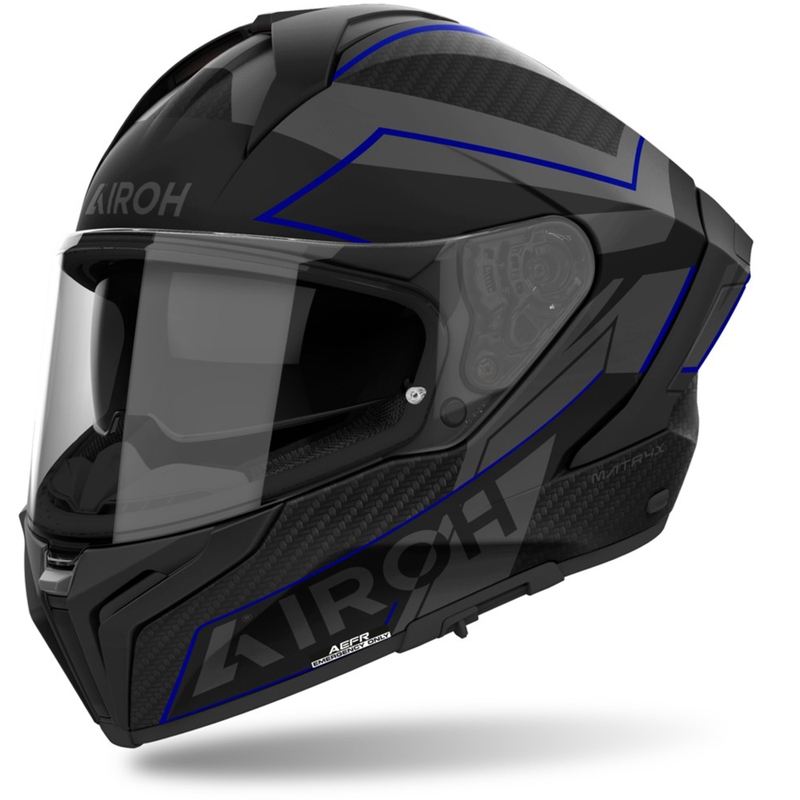 Casco integral para moto Airoh MATRYX Sentinel azul mate