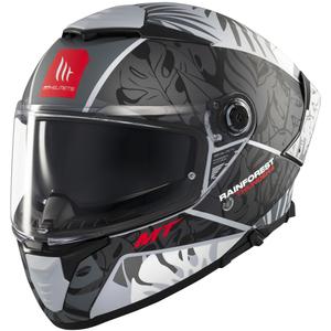 Casco de moto integral MT Thunder 4 SV Rainforest negro mate-blanco