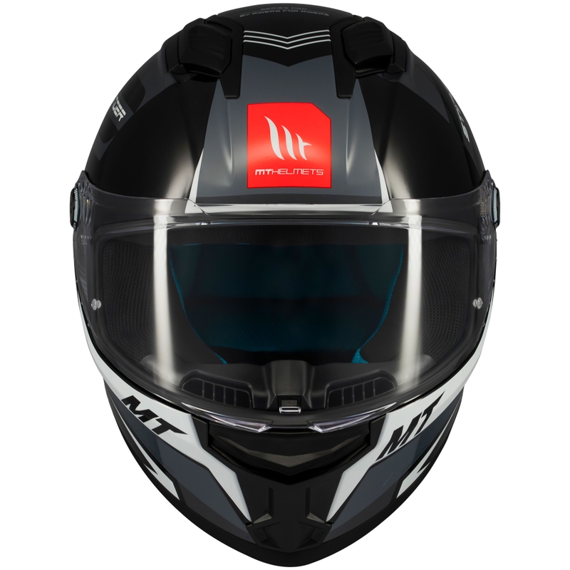 Casco de moto integral MT Stinger 2 Tron negro-gris