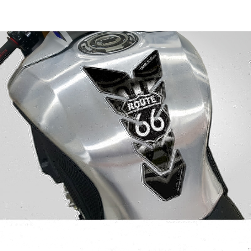 Adhesivo para depósito de combustible Impresión Edición negra - Ruta 66
