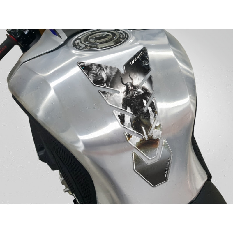 Adhesivo para depósito de combustible Edición impresa en negro - Viking