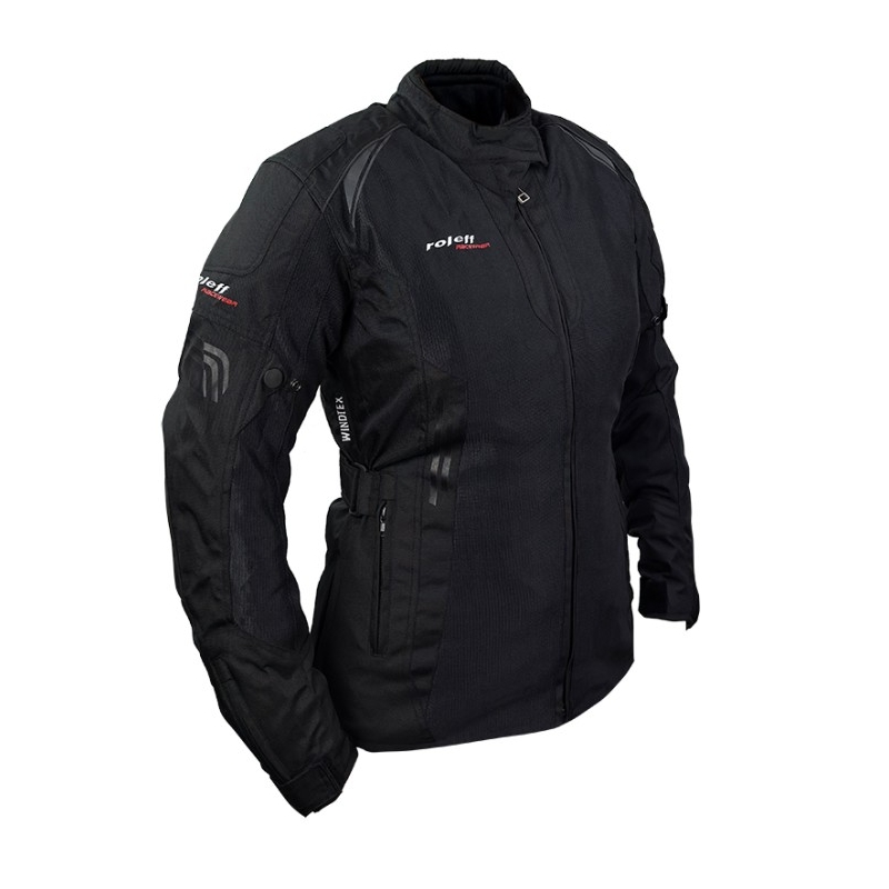 Chaqueta de moto para mujer Roleff Mesh negra