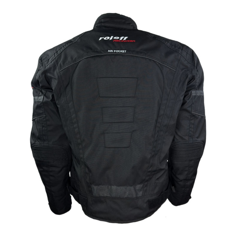 Chaqueta de moto Roleff Kodra RO545 negra