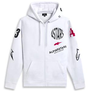 Sudadera con capucha Alpinestars Varigate blanca