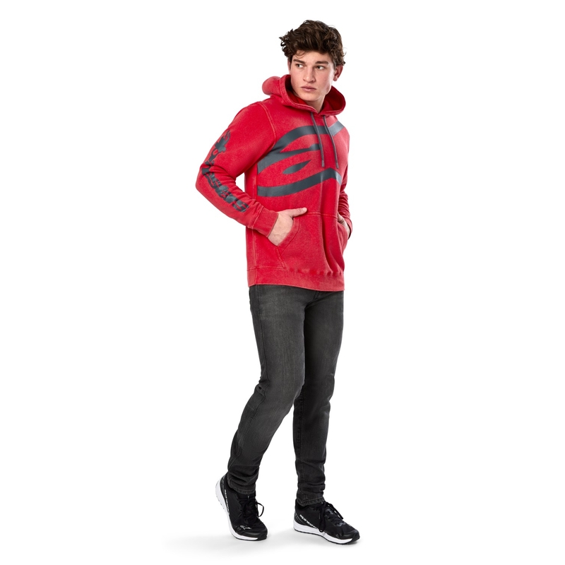 Sudadera con capucha Alpinestars Unbound roja