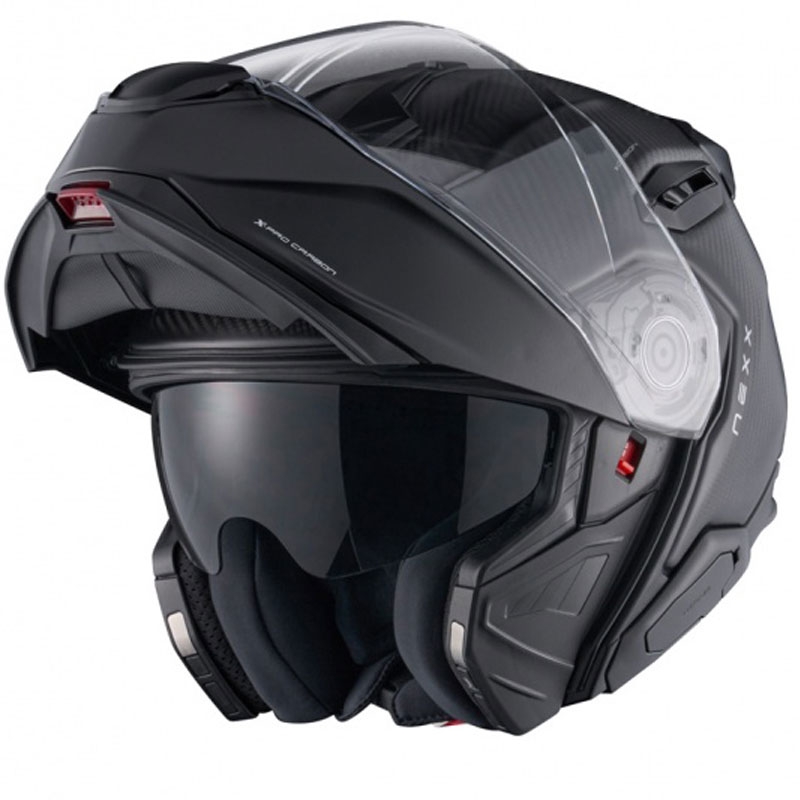 Casco de moto abatible Nexx X.Lifetour Zero PRO negro liquidación