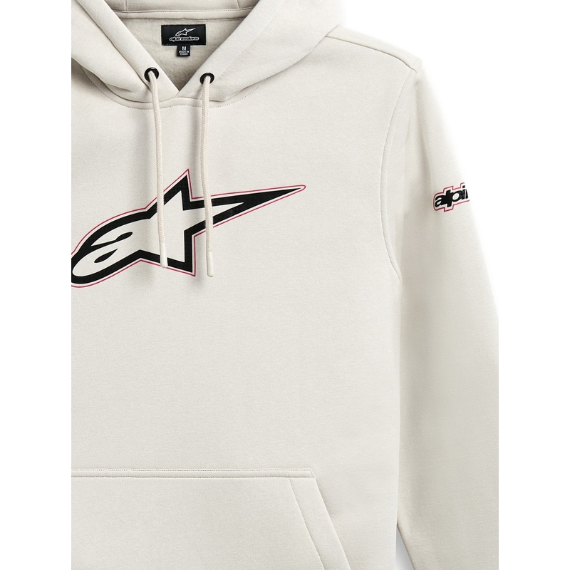 Sudadera con capucha Alpinestars Insignia en color blanco hueso