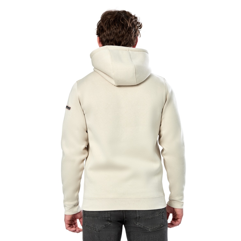 Sudadera con capucha Alpinestars Insignia en color blanco hueso
