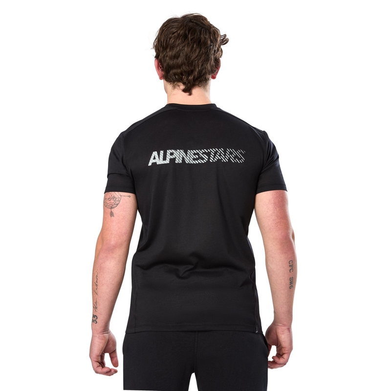 Camiseta negra de rendimiento Exemption de Alpinestars
