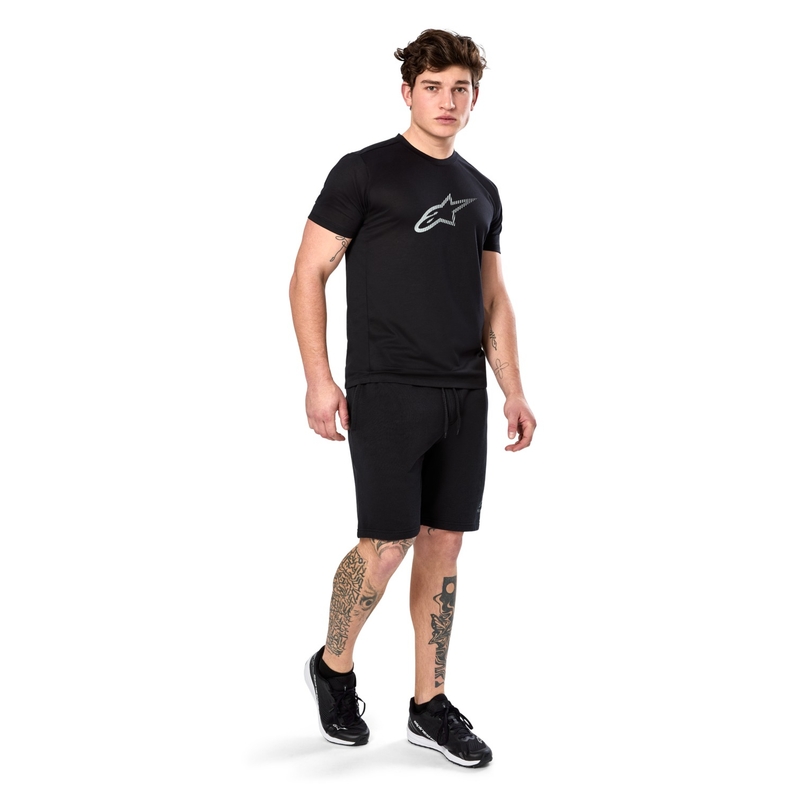 Camiseta negra de rendimiento Exemption de Alpinestars