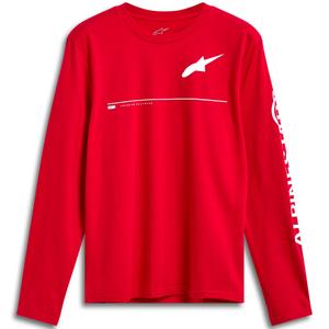Camiseta de manga larga roja Committed CSF de Alpinestars