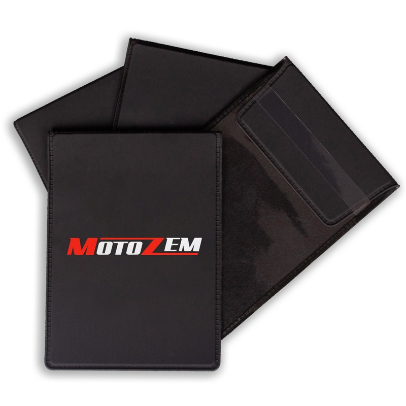 Funda para documentos MotoZem negra