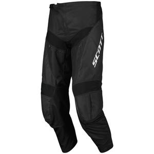 Pantalones de motocross para niños SCOTT EVO Track Swap en color negro y blanco
