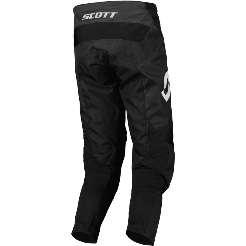 Pantalones de motocross para niños SCOTT EVO Track Swap en color negro y blanco