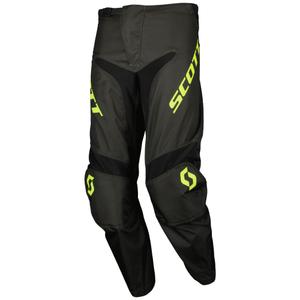 Pantalones de motocross SCOTT Compete negro-amarillo fluo
