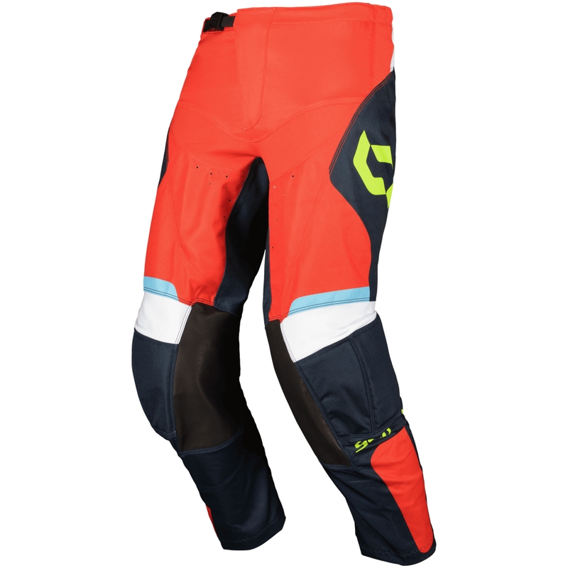 Pantalones de motocross SCOTT EVO Race azul-rojo