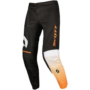 Pantalones de motocross SCOTT Podium PRO negro-naranja