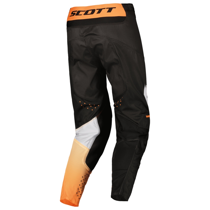 Pantalones de motocross SCOTT Podium PRO negro-naranja