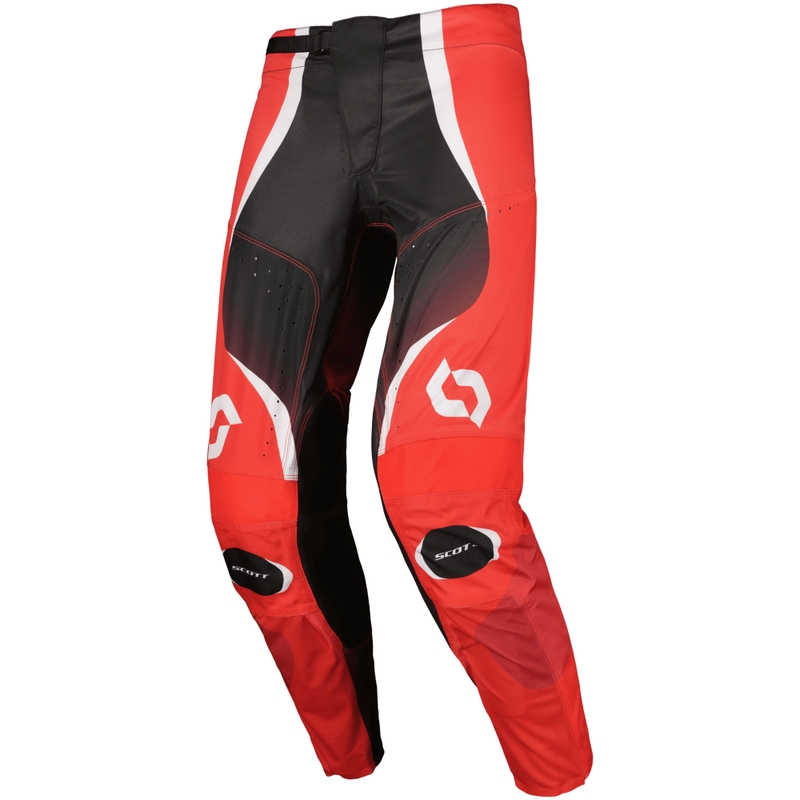 Pantalones de motocross SCOTT Podium PRO rojo-negro