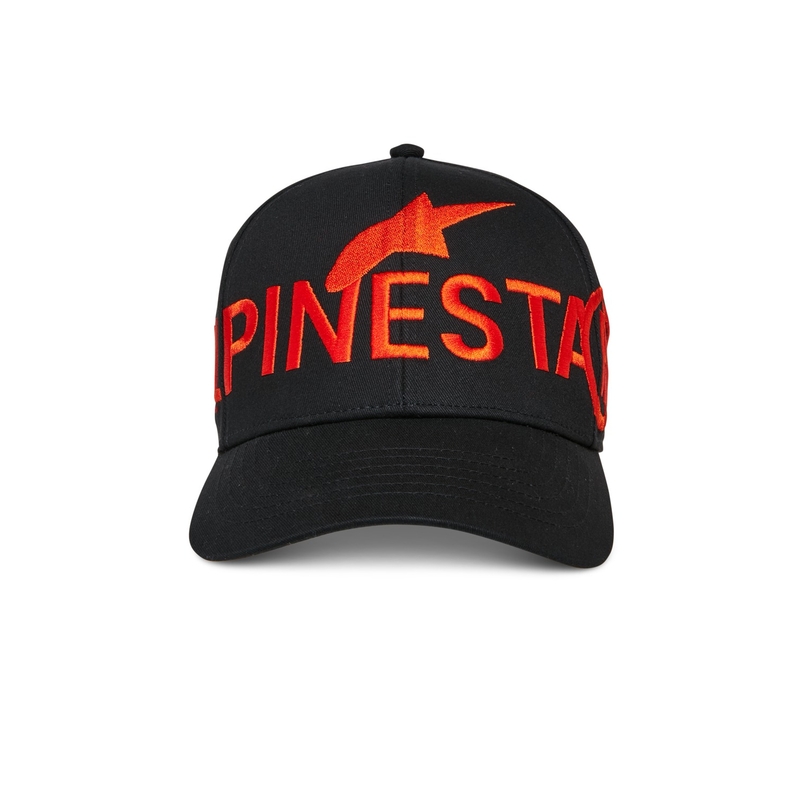 Gorra Aplinestars Committed negra y roja