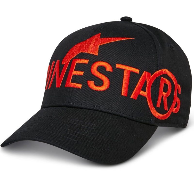 Gorra Aplinestars Committed negra y roja