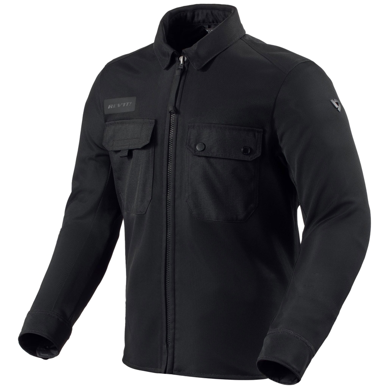 Camisa de moto Revit Tracer Air 3 negra