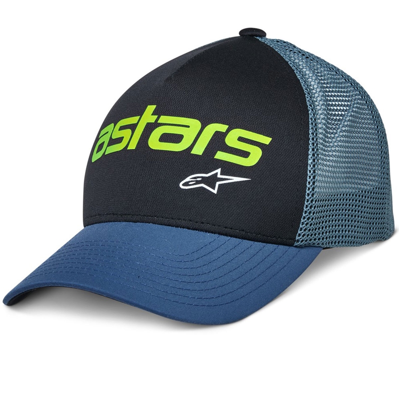 Gorra Alpinestars Vital Trucker negro-azul-verde
