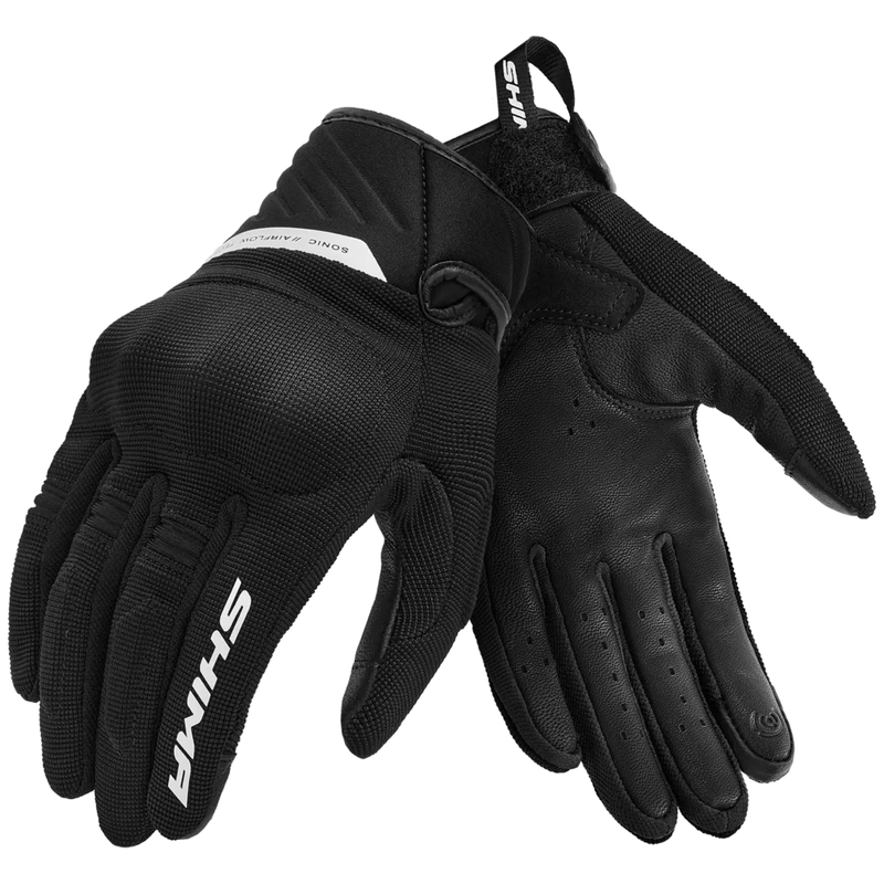 Guantes de moto Shima Sonic negro-blanco