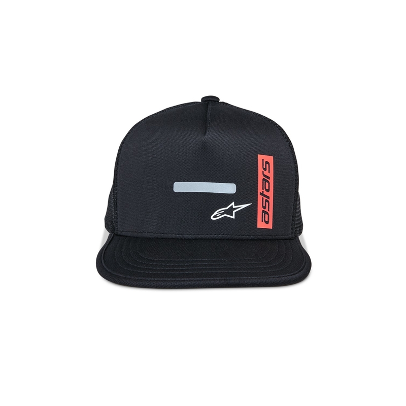 Gorra de camionero negra Alpinestars Alter