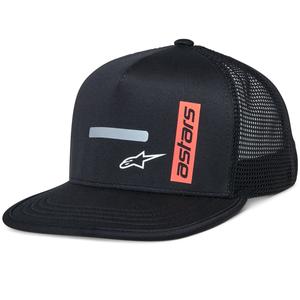 Gorra de camionero negra Alpinestars Alter