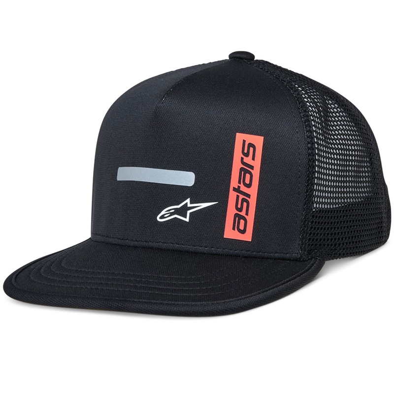 Gorra de camionero negra Alpinestars Alter