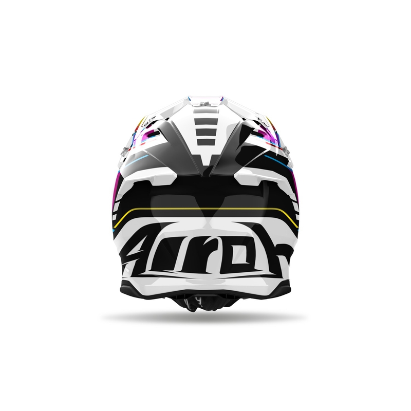 Casco de motocross Airoh Twist 3 Rainbow 2024 brillante - II. calidad