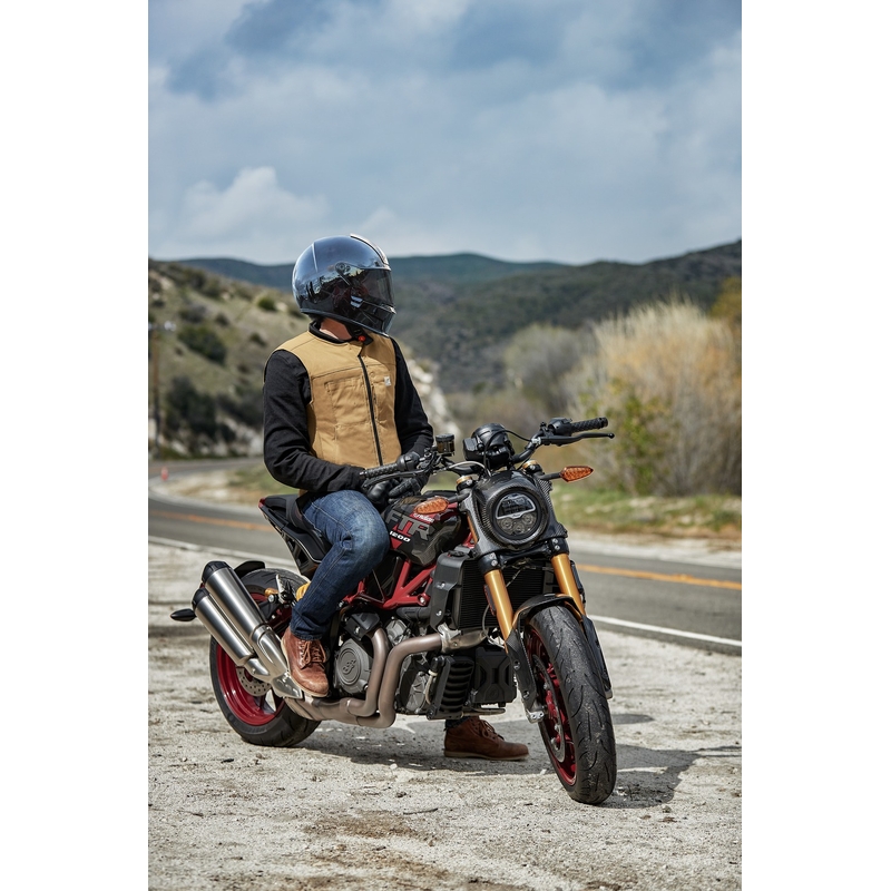 Chaleco con sistema de airbag Tech-Air®3 V2 Canvas de Alpinestars, color negro